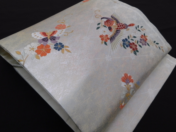 楽布特選 P5205 本引箔名古屋帯 未使用仕立て上がり品 lt拍卖