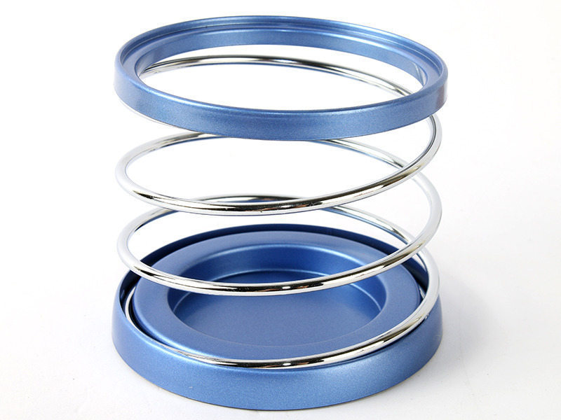 汎用タイプ シンプル バネ風 自動車用 ドリンクホルダー カップホルダー#ブルー拍卖