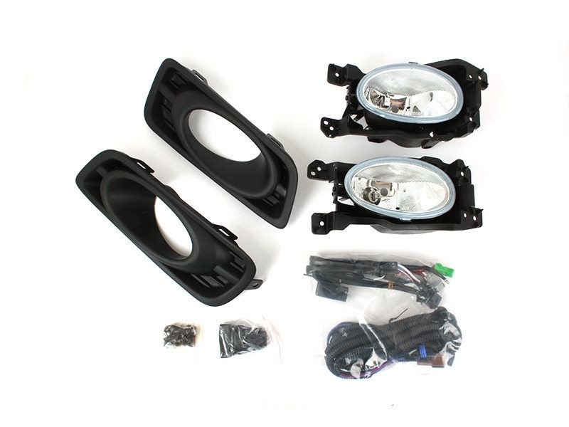 ホンダ用 City シティ GM2後期 2012-2013年 クリアレンズ フォグライト+カバーキット拍卖