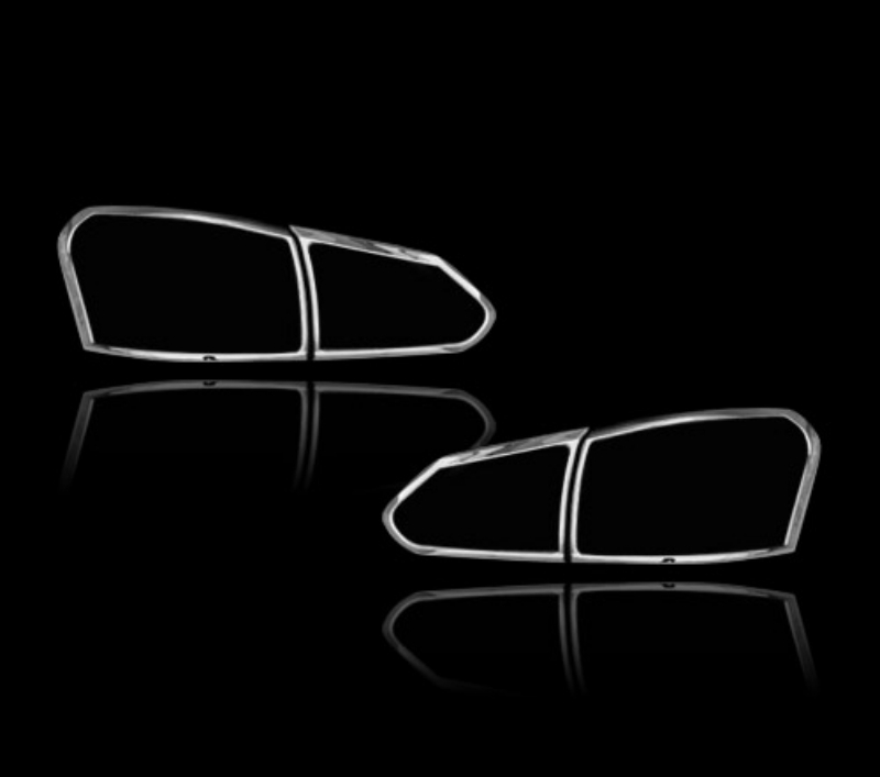 レクサス用 HS250 セダン 2009-2017用 クロームメッキ テールランプリム リアランプリム テールライト トリム ベゼルカバー拍卖