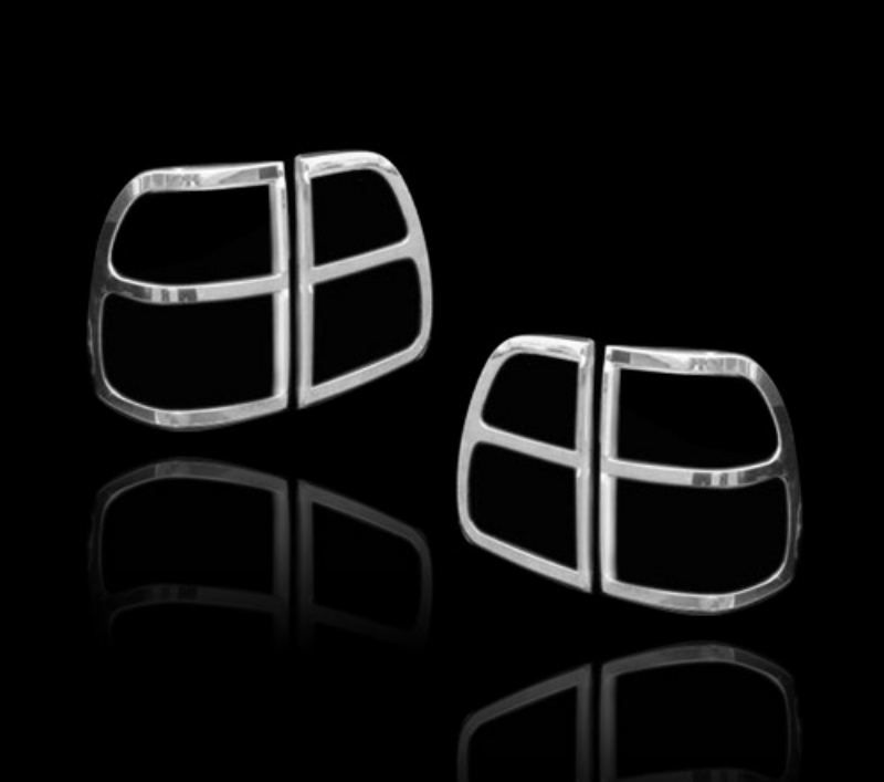 レクサス用 LX470 J100 2代目 1998-2004 前期用 クロームメッキ テールランプリム リアランプリム テールライト トリム ベゼルカバー拍卖