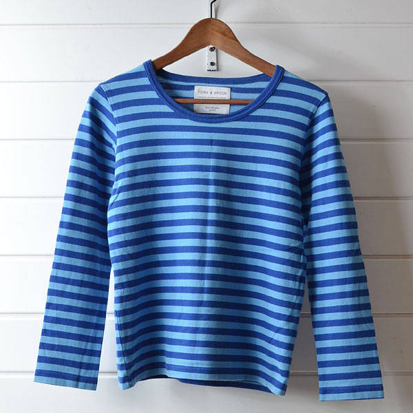 FORK&SPOON|長袖 ボーダーカットソー/5i0165*A拍卖