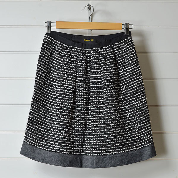 Drawer|ドゥロワー ツイードスカート|36/4h1050*A拍卖