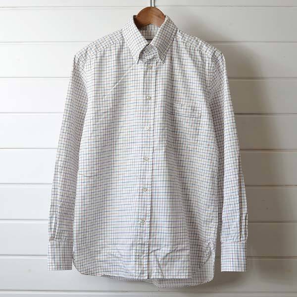 ロレンツィーニ|LORENZINIチェック BDシャツ|38/15/6c1568*A拍卖