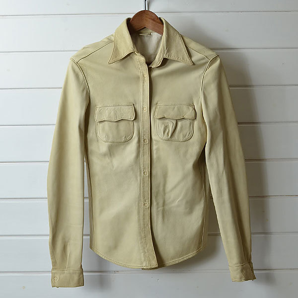 ジョルジオブラット|GIORGIO BRATO レザーシャツ|/5i2847*A拍卖