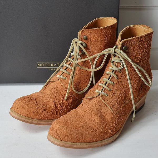 モトラトリー MOTORATORY|ニベ革 レースアップブーツ|新品7.5 MOTO モト/6b2888*B拍卖