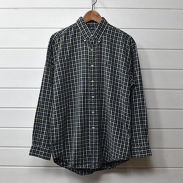 Ralph Lauren ラルフローレン BDシャツ BLAIRE ネイビー チェック M ビンテージ|21i0363*A拍卖