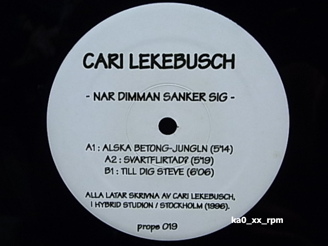 ★☆Cari Lekebusch「Nar Dimman Sanker Sig」☆★5点以上で送料無料!!!拍卖