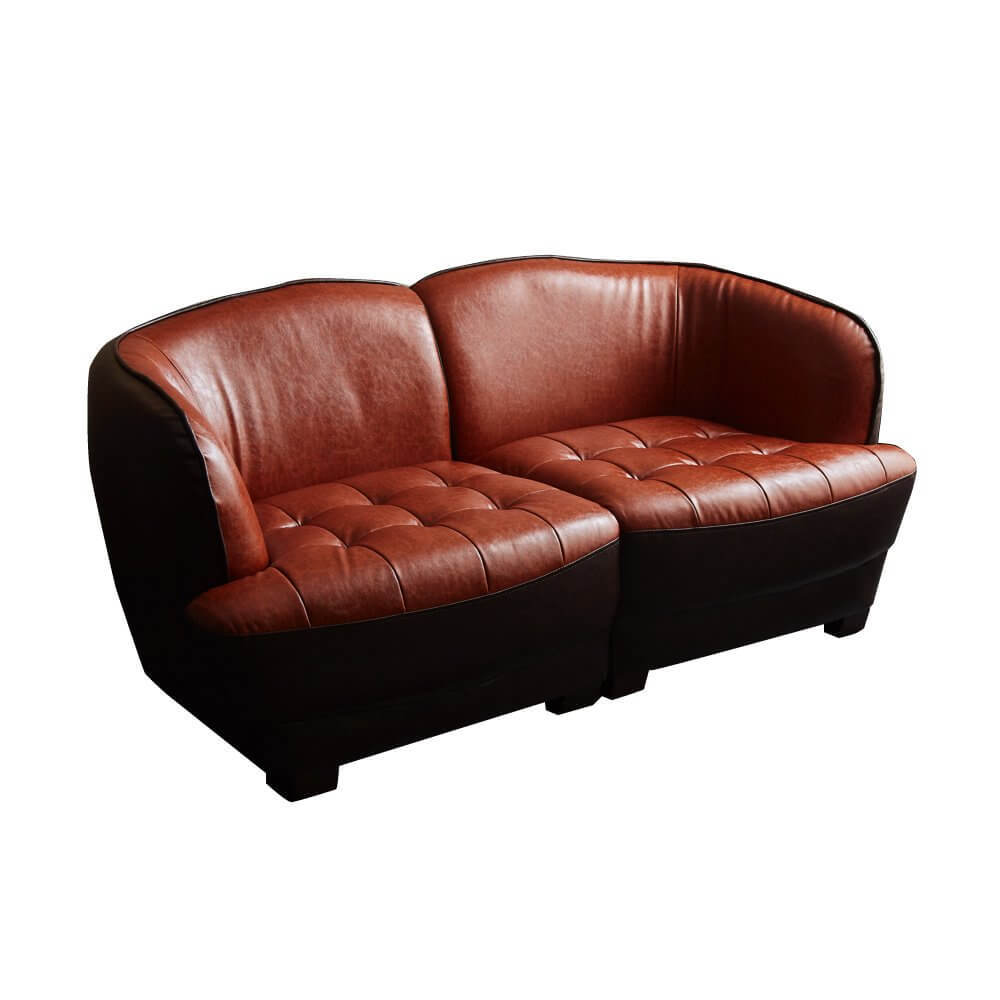 Comet 2WAY二人掛けソファ 118005_BR ブラウン拍卖