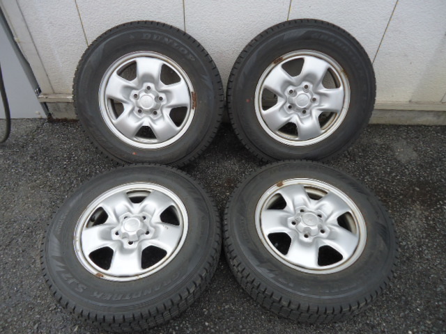 送料込み タイヤ ホイールセット ダイハツ 純正 15インチ スタッドレス拍卖