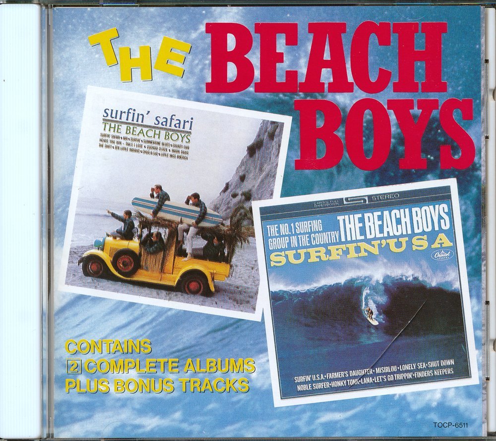 60年洋楽┃ビーチ・ボーイズ┃サーフィン・サファリ&サーフィンUSA┃東芝EMITOCP-6511│1990.12年│3200円┃管理6387拍卖