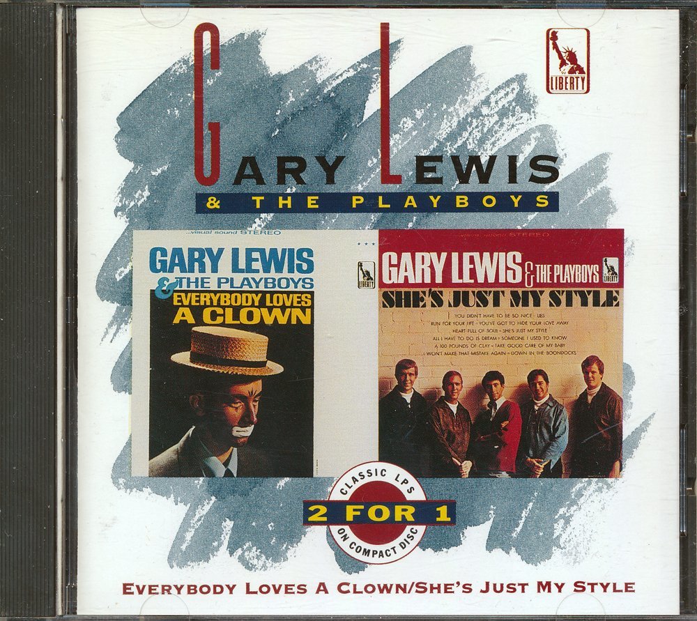 60年洋楽輸入盤┃ゲイリー・ルイス&プレイボーイズ┃Everybody Loves a Clown + She's Just My Style┃EMI077778005629│1992年管理6389拍卖
