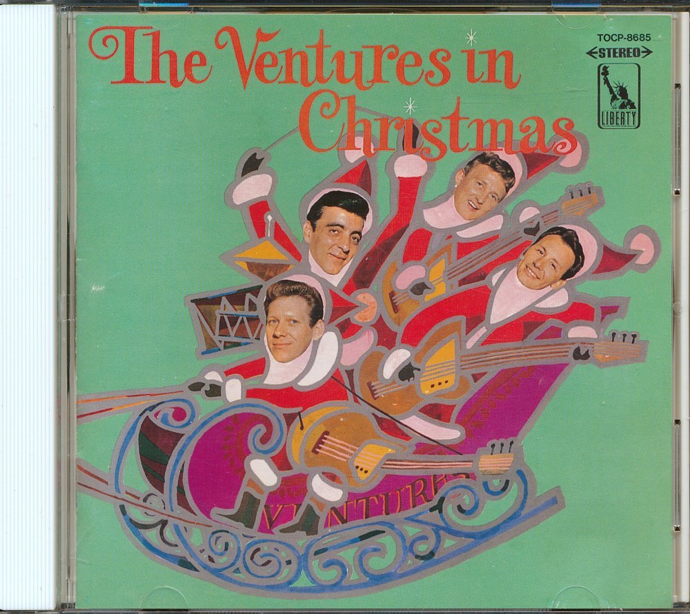 エレキギター┃ベンチャーズ│Ventures┃イン・クリスマス│Christmas Album┃東芝EMITPCP-8685│1995年│1750円┃管理6314拍卖