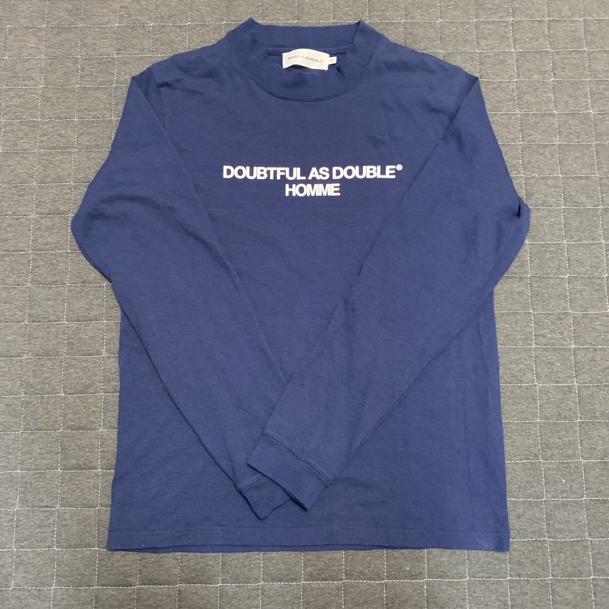 中古 DOUBTFUL AS DOUBLE ダウトフルアズダブル DADプリント長袖Tシャツ拍卖