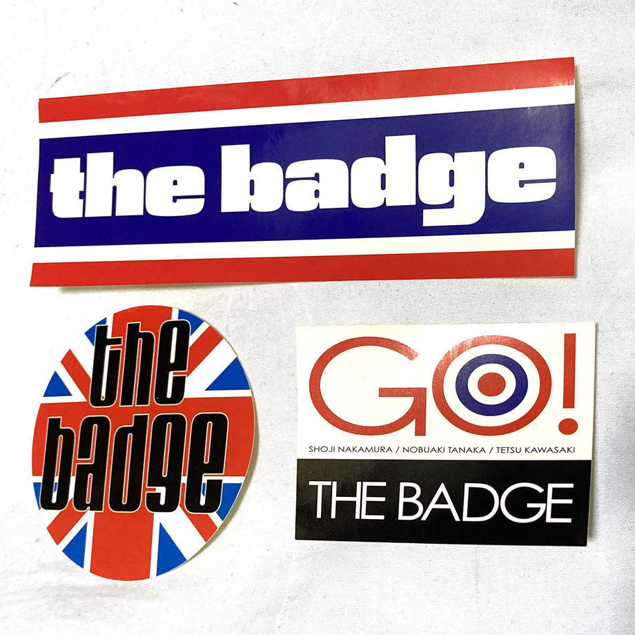 デッドストック品/THE BADGE (ザ・バッヂ) オリジナルステッカー3枚セット(26)拍卖