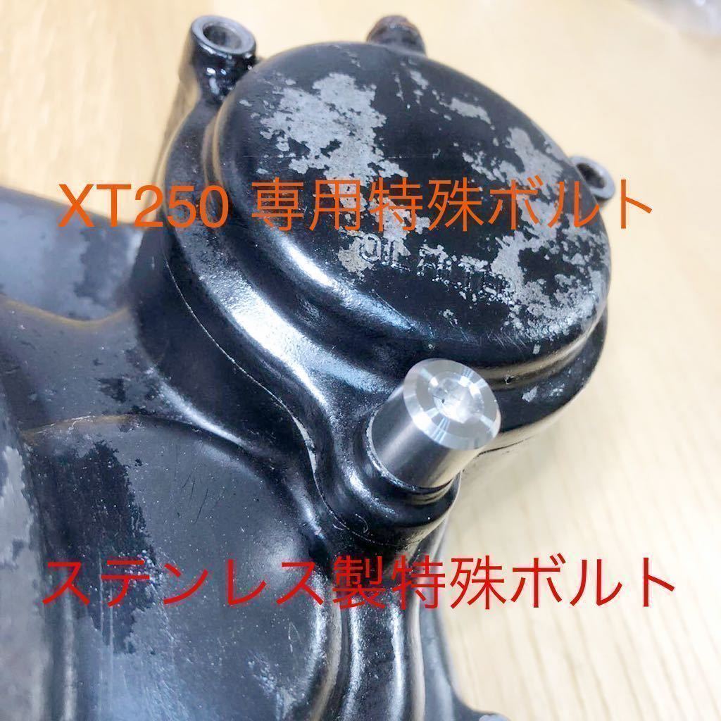 XT250 オイルエレメントカバー ドレンボルト 特殊オリジナルステンレス キャップタイプ 3Y5 30X 48Y オイルフィルターカバー特殊ボルト拍卖