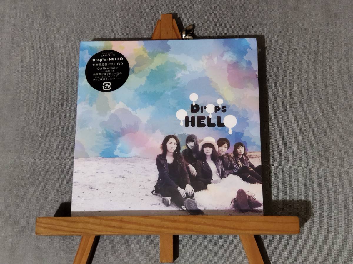 2324b 即決有 新品未開封CD 【DVD付き初回限定盤】 Drop's 『HELLO』 ドロップス 14年2ndアルバム 紙ジャケ仕様 中野ミホ拍卖