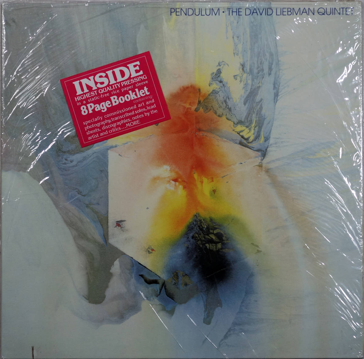 ◆THE DAVE LIEBMAN QUINTET/PENDULUM (US LP/Sealed) -Randy Brecker, Richard Beirach, Frank Tusa, Al Foster拍卖