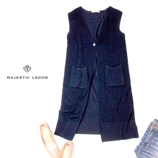 ☆☆ 美品 MAJESTIC LEGONマジェスティックレゴン ☆☆ 可愛い編み地切替え ロングニット カーディガン M 春 夏 22C02拍卖