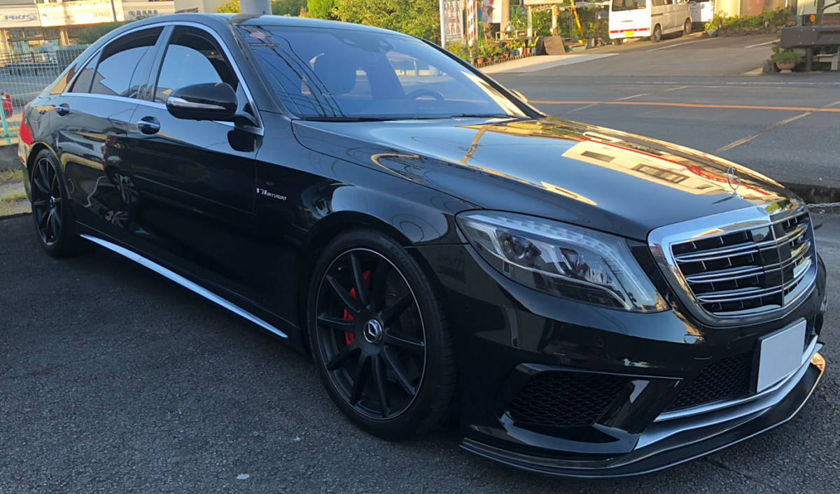 メルセデス ベンツ Sクラス W222 前期 S63 仕様 フロント バンパー サイド ステップ リア バンパー マフラー カッター エアロ セット 即納拍卖