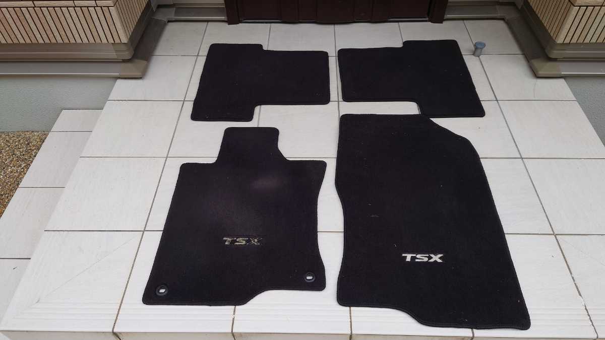 ★ACURA純正★ 09-14 TSX フロアマット 4枚セット アキュラ USDM CU1 CU2 CU系 アコード 北米仕様 US HONDA 2009 2010 2011 2012 2013 2014拍卖