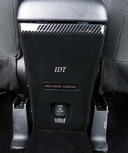 エクリプスクロス アームレスト リアカバー インテリアパネル カーボン ベゼル 後部座席 トリム コンソール センター シガー 傷 汚れ防止拍卖