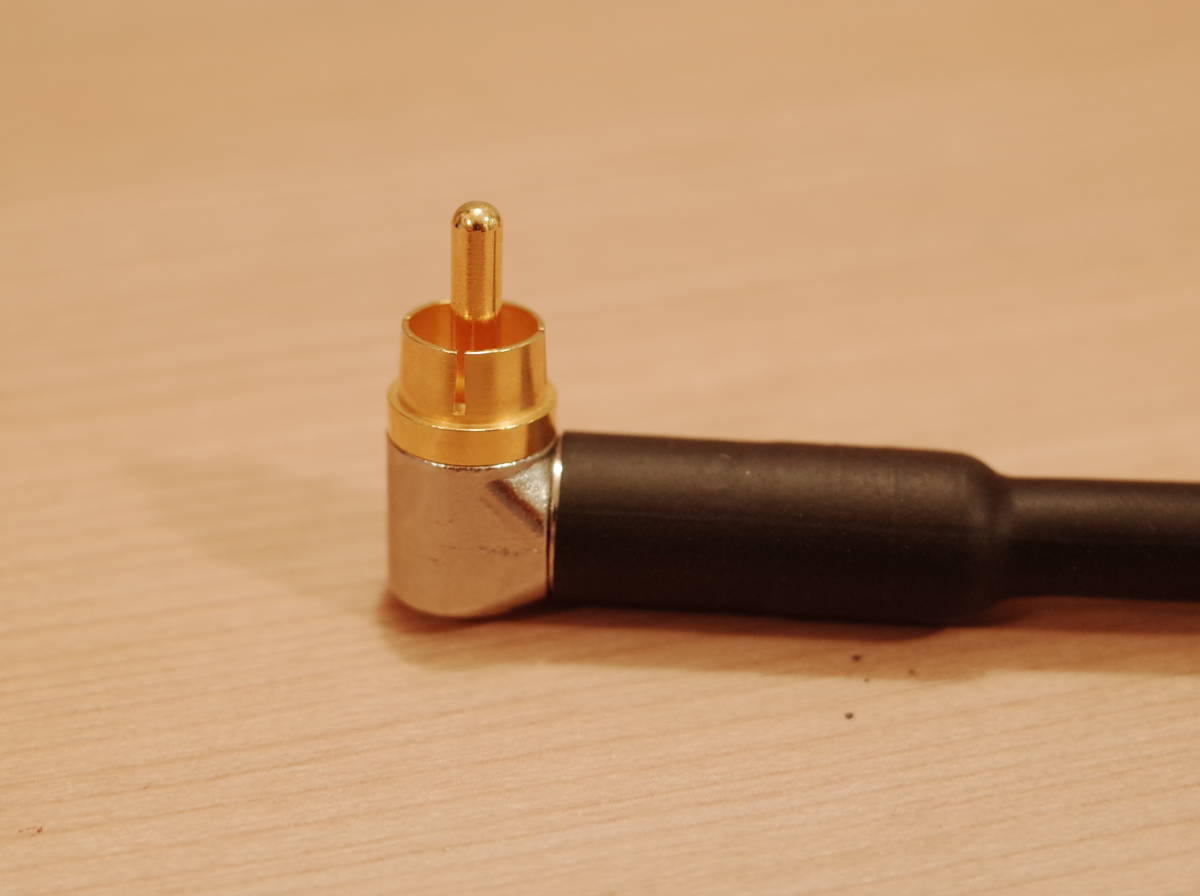 ★ Y型RCAケーブル 1L型RCAオス-2L型RCAオス モノラル分配Yケーブル BELDEN 8412 50cmSwitchcraft L型 3502RAAU ★拍卖