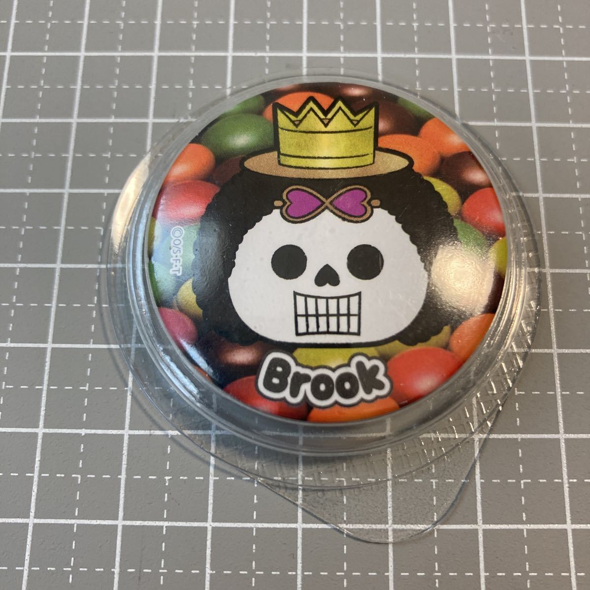 ワンピース 缶バッジ わなげチョコ おまけ ブルック拍卖