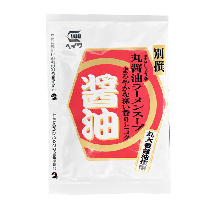 送料無料 ラーメンスープの素 別撰 丸醤油ラーメンスープ 36ml 平和食品x12食セット/卸拍卖