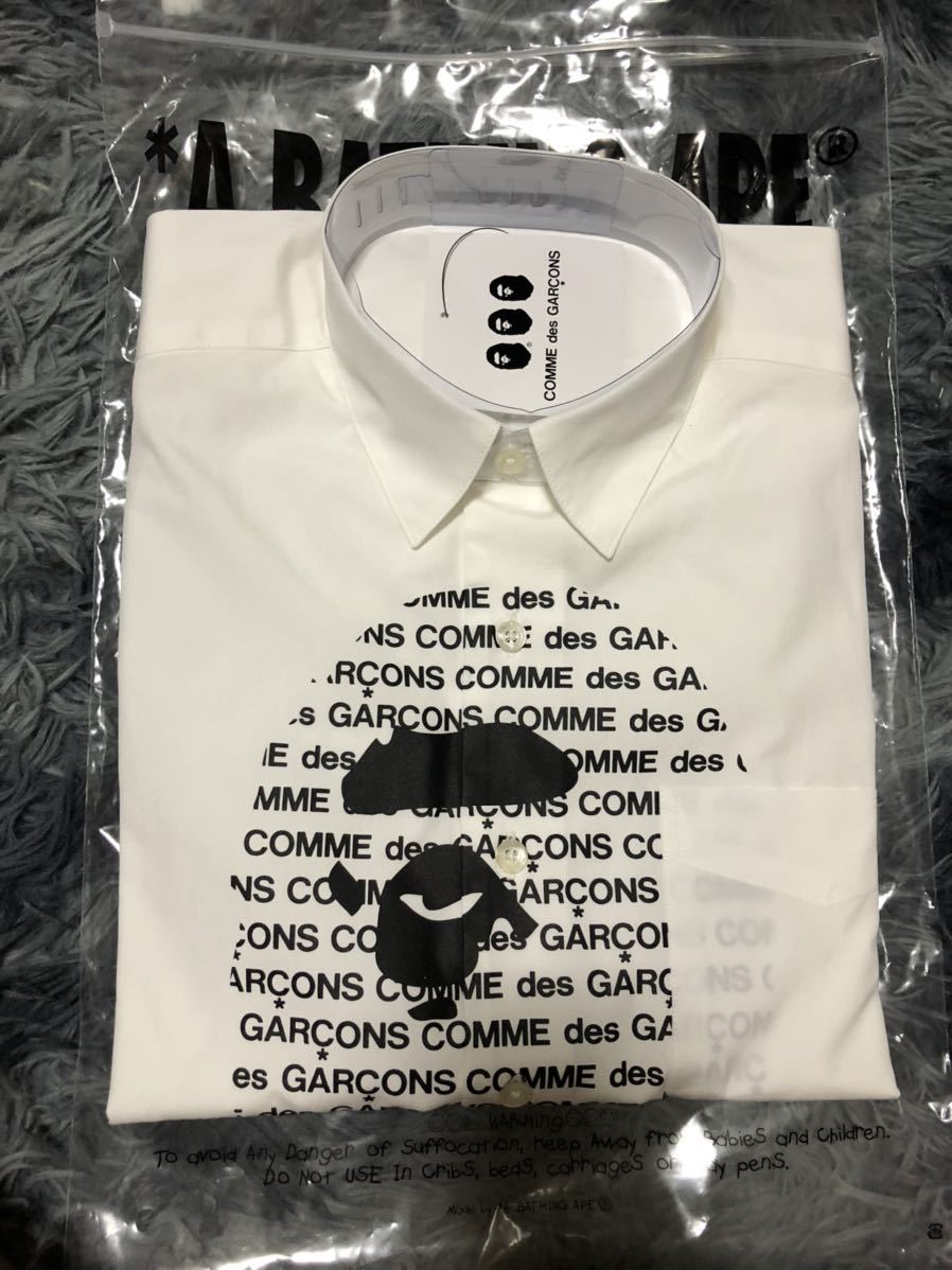 A BATHING APE X CDG OSAKA LIMITED SHIRTS SIZE M シャツ アベイシングエイプ拍卖