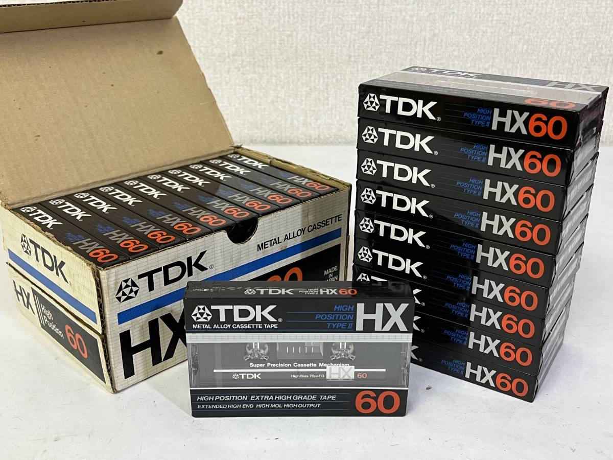 ★☆K951 未開封 カセットテープ TDK HIGH POSITION EXTRA HIGH GRADE HX/60 20本セット☆★拍卖