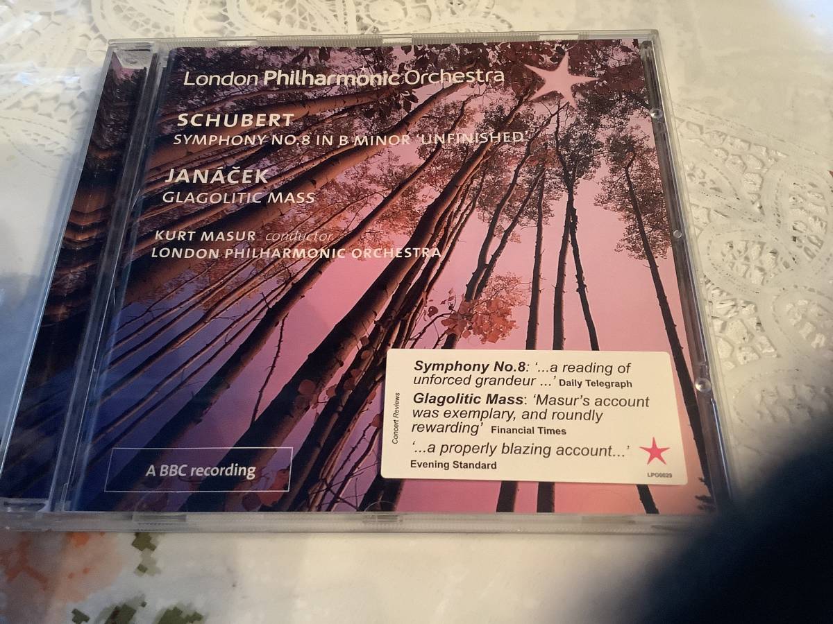 マズア  ロンドンフィル  プロムスライブ   未完成  ヤナーチェック グラゴルミサ拍卖