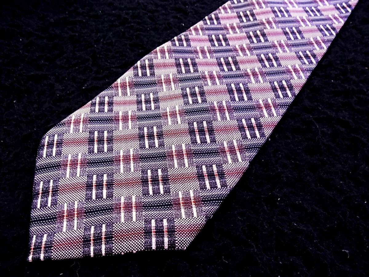 超買得【280円~】№3546★ほぼ未使用★【美品 本格 シルク100%高級ネクタイ】拍卖