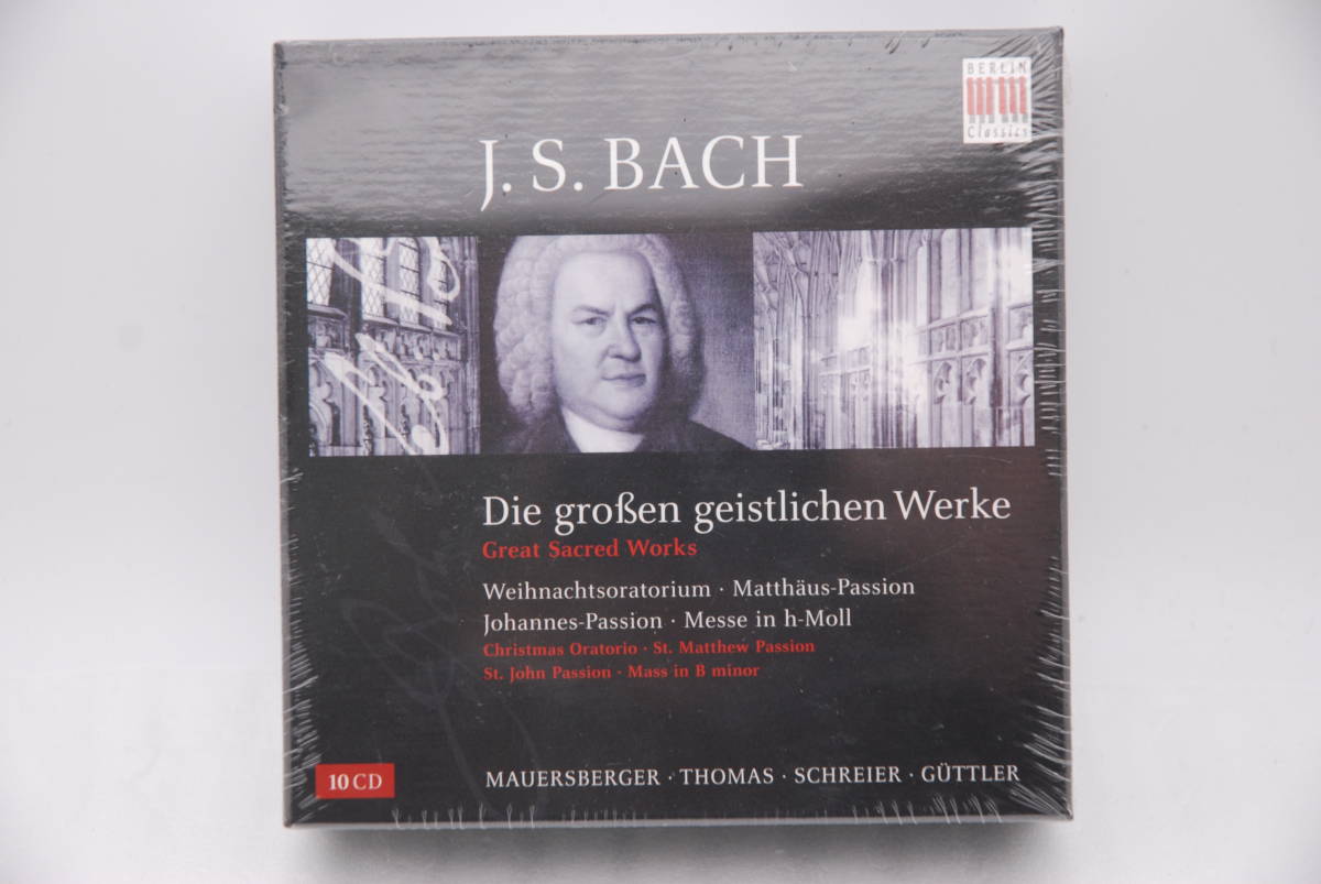 【新品】JPHANN SEBASTIAN BACH CD Great Sacred Works CD10枚組BOX 検索:未開封 ヨハン・ゼバスティアン・バッハ クラシック拍卖