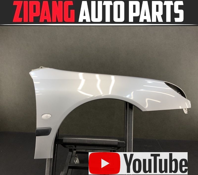 PU013 Z8 プジョー 607 V6 右フロント フェンダー ◆EZAC マーキュリーグレーM 変形なし 【動画あり】◎拍卖