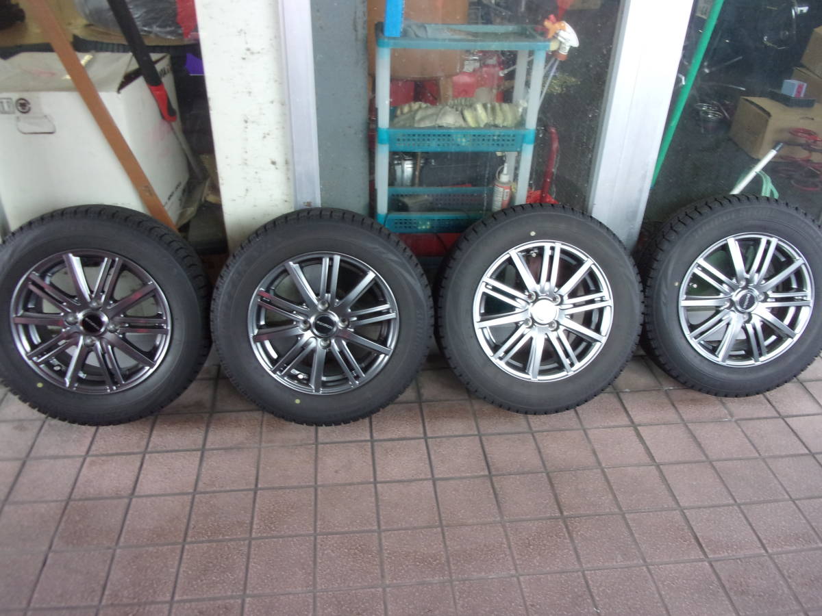 ♪S3010 2020年製 ブリヂストンVRX 175/65R14 アルミホイールセット♪拍卖