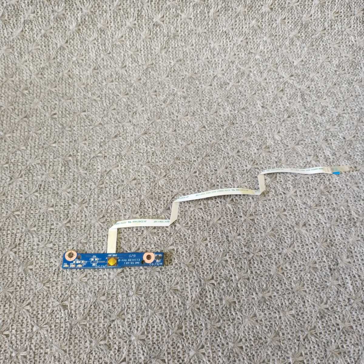 岐阜 即日発送 送料198円 ★ mouse computer EH306W10K 等用 電源ボタンボード(ケーブル付き)6-71-N240S-D05 ★ 動作確認済 A499拍卖