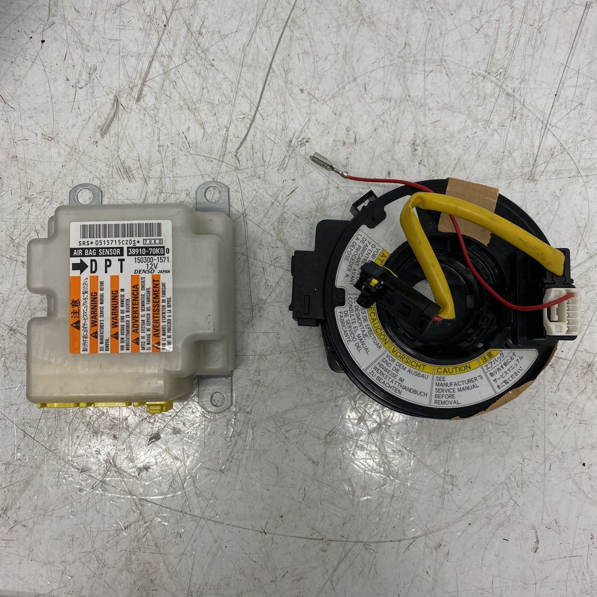 ★スズキ ワゴンR★スパイラルケーブル/エアバックコンピューター/DBA-MH23S YB319拍卖