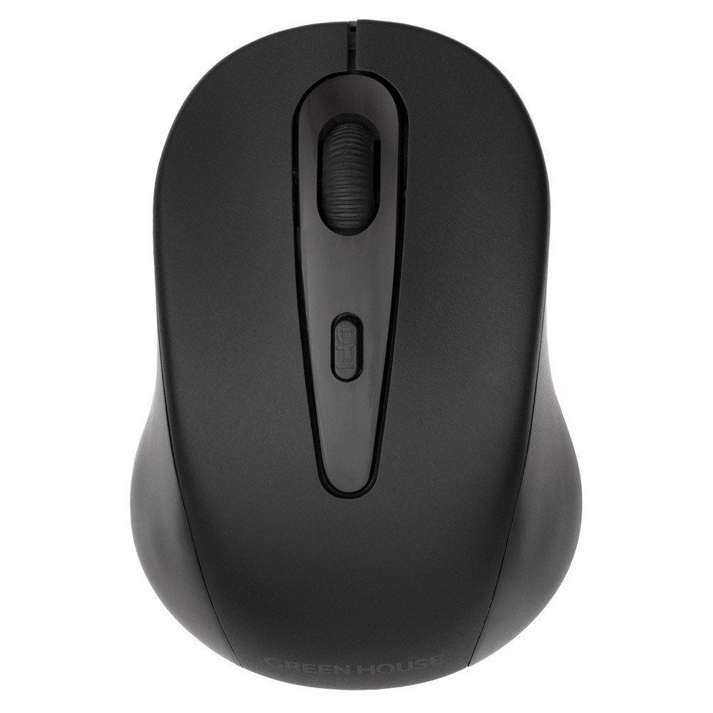 送料無料 マウス 無線 2.4GHz 静音 光学式 グリーンハウス GH-MULQOA-BK ブラック/7144拍卖