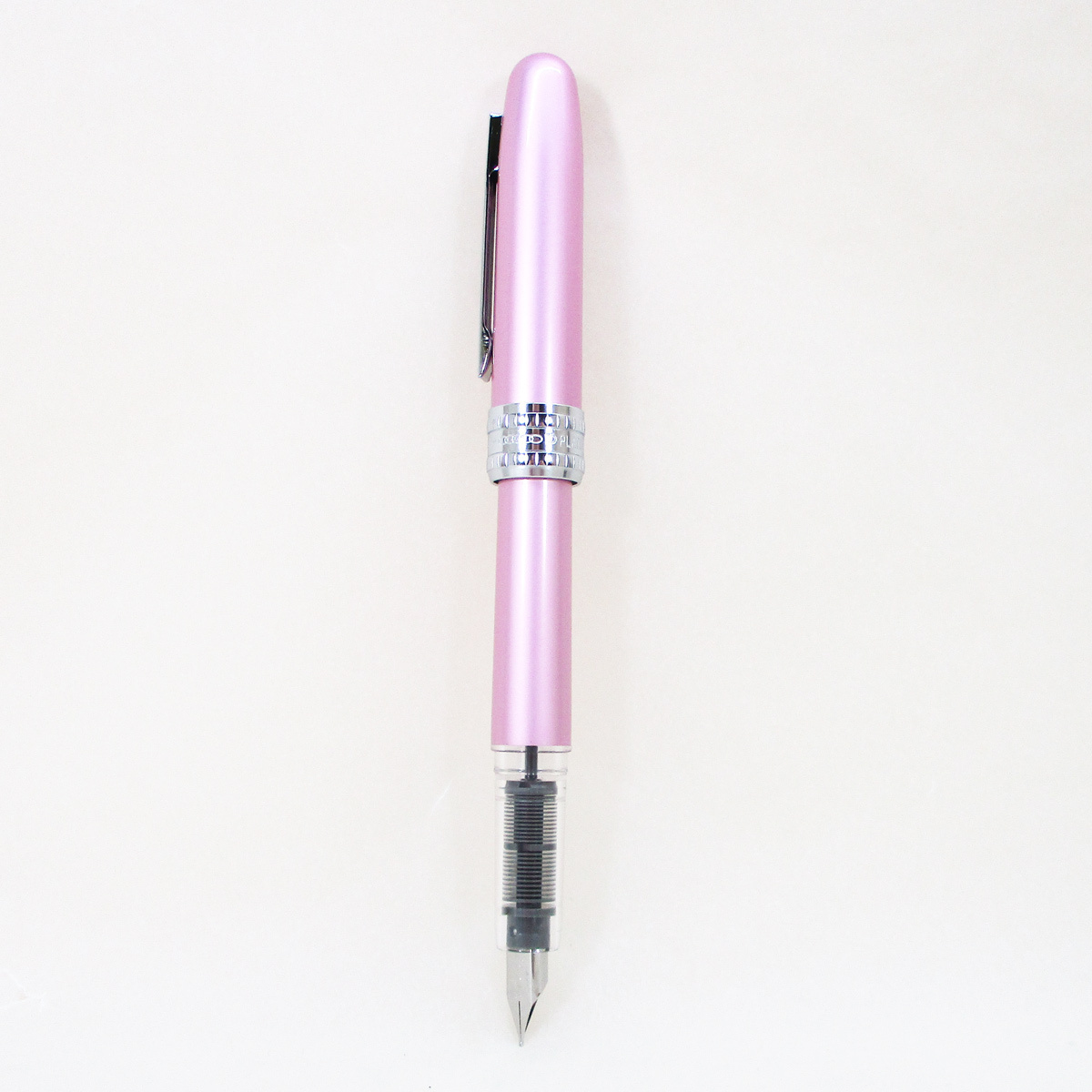 同梱可能 プラチナ万年筆 プレジール 万年筆 日本製 PGB-1000 #21 ピンク ペン先F x1本拍卖