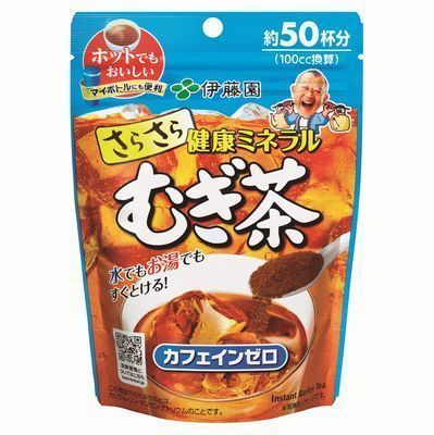 送料無料 伊藤園 粉末インスタント 麦茶 さらさら健康ミネラルむぎ茶 40g 約50杯分 8516x3袋セット/卸拍卖