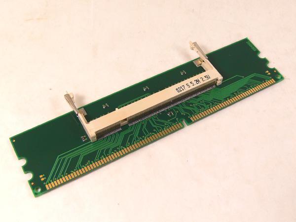 送料無料メール便 RAMアダプタ SODIMM→DIMM DDR1用 DDR1-SO 変換名人 4571284889910拍卖