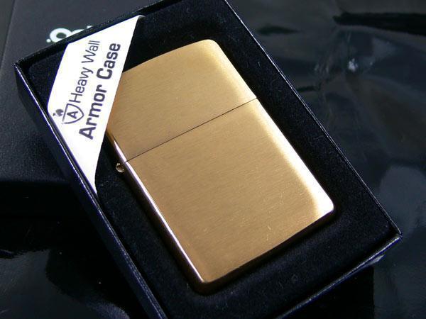 送料無料 ジッポー #168 アーマー サテーナゴールド オイルライター拍卖