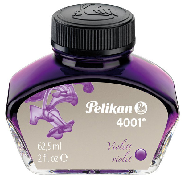 送料無料 ペリカン 純正ボトルインク 4001/76/62.5ml バイオレット 日本正規品拍卖