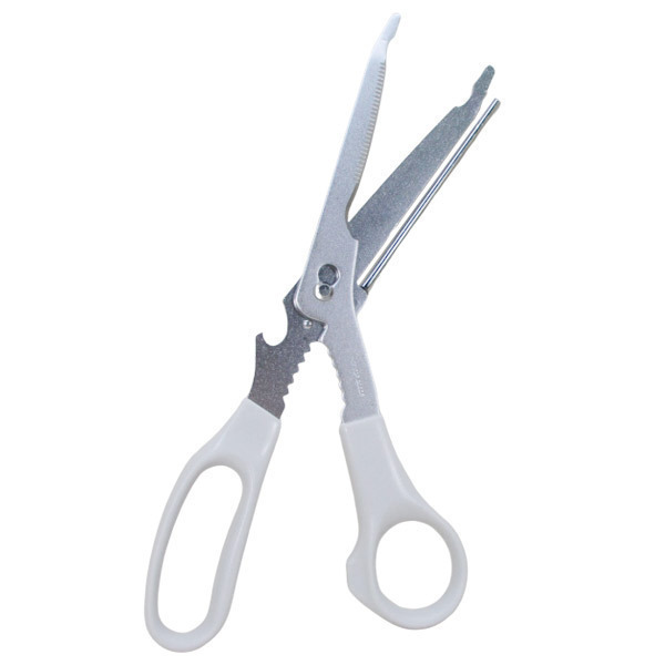 送料無料 多機能キッチンハサミ 日本製 関の刃物 特許登録 6機能+1 TK-318x3丁セット/卸拍卖