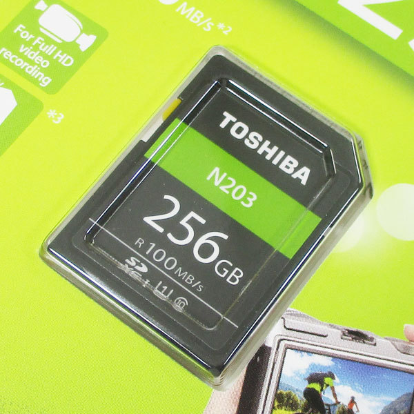 同梱可能 KIOXIA (旧東芝) SDXCカード 256GB 超高速 Class10/SDカード 過渡期につき柄変更あり拍卖