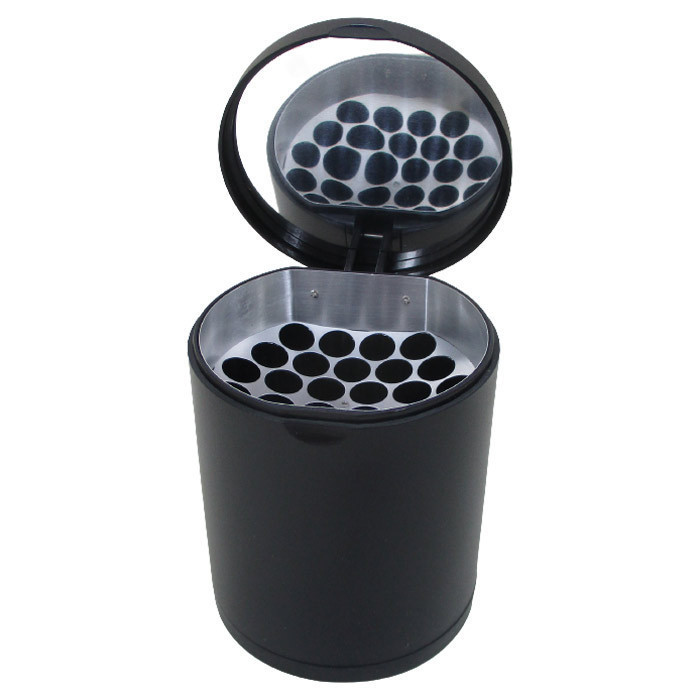 同梱可能 ハニカム卓上灰皿 車ドリンクホルダー対応 ウインドミル(WINDMILL)ブラック 5952000x1個拍卖
