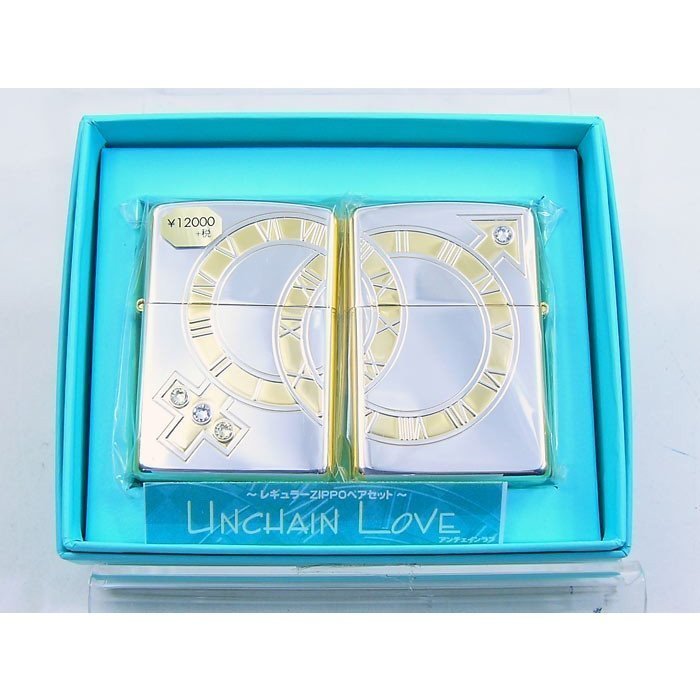 送料無料 ジッポー ペアセット スワロフスキー アンチェインラブ ULPR-SGP拍卖