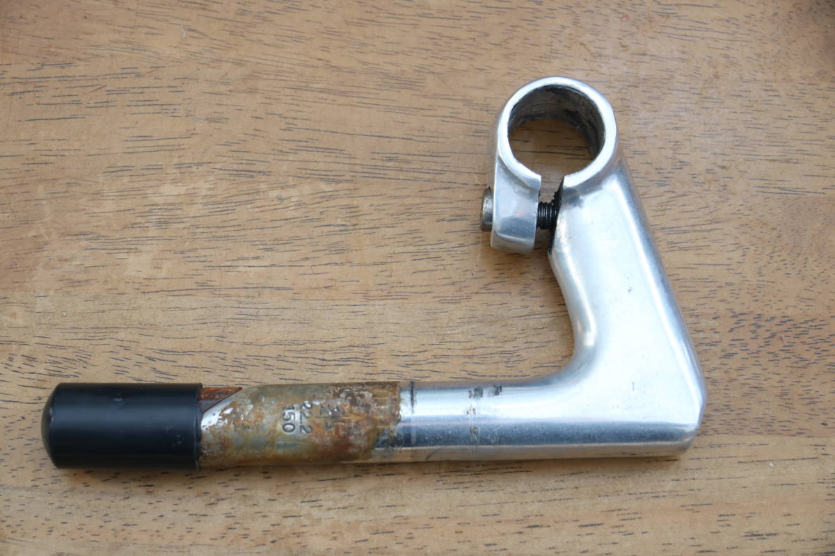 送料600円~ ロードバイク ドロップハンドルから外した ZIDO スレッドステム 22.2 150 アルミ製 25.4Φ拍卖