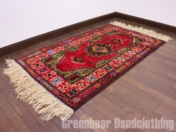 RAGQ257◆未使用品◎アフガンラグ トライバルラグ ウール絨毯 アンティーク ヴィンテージ アフガン絨毯拍卖